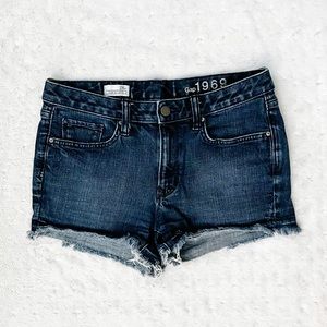 GAP Slim Cut Off Denim Shorts